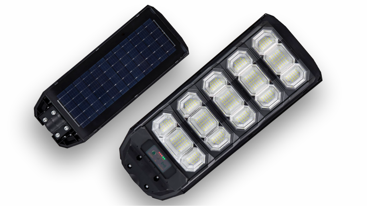 Luminaria con panel