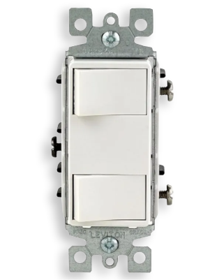 Interruptor leviton doble