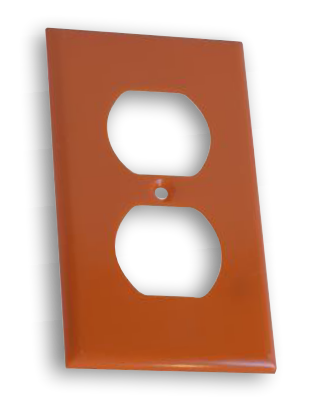 Tapa leviton naranja